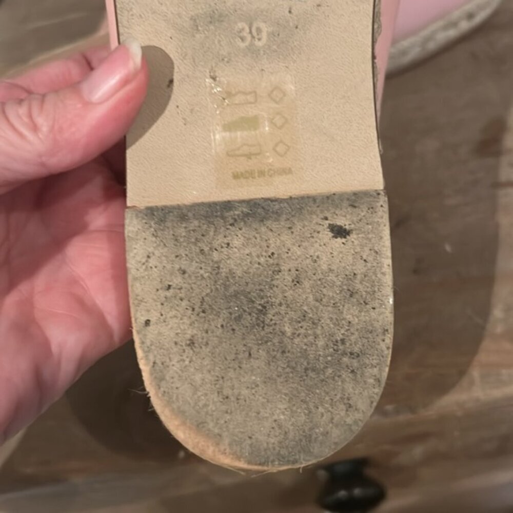 Matt & Nat Vegan V Cut Espadrilles 39 Pink Euc — image 6 of 8